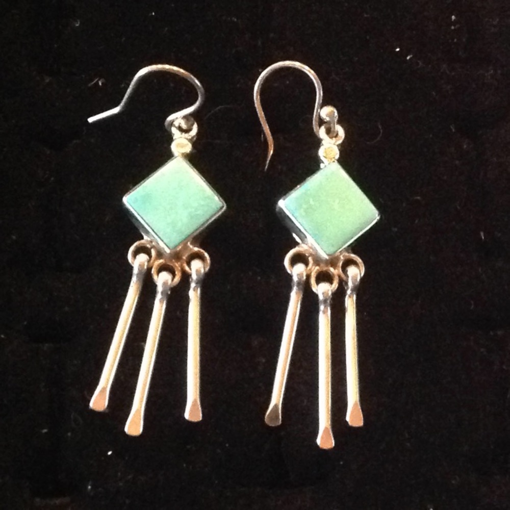 Turquoise earrings - Picture 1 of 2